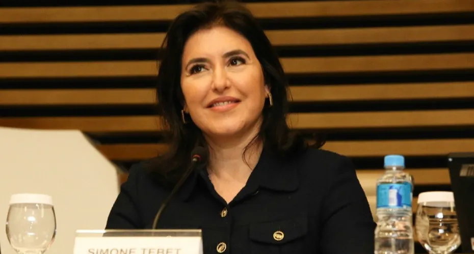 Simone Tebet during Senate session